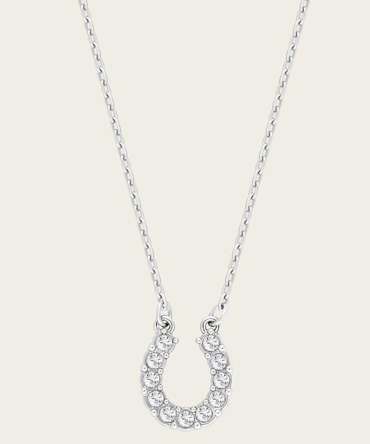 【スワロフスキー/swarovski】の【公式】【スワロフスキー】Towards ネックレス, 蹄鉄, ホワイト, ロジウム・プレーティング インテリア・キッズ・メンズ・レディースファッション・服の通販 founy(ファニー) 　ファッション　Fashion　レディースファッション　Fashion for Women　ジュエリー　Jewelry　ネックレス　Necklaces & Pendants　クリスタル　Crystal, Swarovski　コーティング　Coating, Coated Finish　スワロフスキー　Swarovski, Crystal Accent　ネックレス　Necklace, Pendant Necklace　モチーフ　Motif, Design Theme　軽量　Lightweight, Ultra Light　ホワイト|ID: prp329100004550075 ipo3291000000032726351