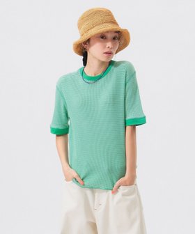 【ビームス ウイメン/BEAMS】の【別注】Healthknit / ワッフル ボーダー Tシャツ 人気、トレンドファッション・服の通販 founy(ファニー) ファッション Fashion レディースファッション Fashion for Women トップス・カットソー Cut & Sew Tops ニット Knit Tops & Sweaters シャツ・ブラウス・オフィスカジュアル Elegant Blouses & Button-Ups ロングTシャツ・Tシャツ Longline T-Shirts & Tees インナー Innerwear カラフル Colorful Design ボーダー Border, Stripe 別注 Limited Edition, Custom Order ワッフル Waffle, Waffle Knit |ID:prp329100004550078