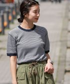 【ビームス ウイメン/BEAMS】の【別注】Healthknit / ワッフル ボーダー Tシャツ 人気、トレンドファッション・服の通販 founy(ファニー) ファッション Fashion レディースファッション Fashion for Women トップス・カットソー Cut & Sew Tops ニット Knit Tops & Sweaters シャツ・ブラウス・オフィスカジュアル Elegant Blouses & Button-Ups ロングTシャツ・Tシャツ Longline T-Shirts & Tees インナー Innerwear カラフル Colorful Design ボーダー Border, Stripe 別注 Limited Edition, Custom Order ワッフル Waffle, Waffle Knit thumbnail NAVY/OFF|ID: prp329100004550078 ipo3291000000033350800