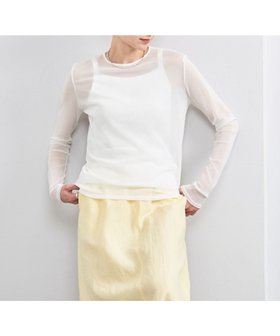 【ユナイテッドアローズ/UNITED ARROWS】のチュール ジャージー カットソー 人気、トレンドファッション・服の通販 founy(ファニー) ファッション Fashion レディースファッション WOMEN トップス・カットソー Tops/Tshirt カットソー Cut and Sewn インナー Inner カットソー Cut And Sew キャミソール Camisole シアー Sheer ジャージー Jersey タンク Tank チュール Tulle バランス Balance |ID:prp329100004550089