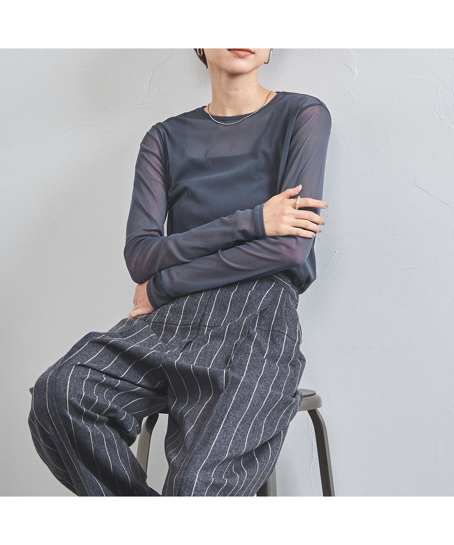 【ユナイテッドアローズ/UNITED ARROWS】のチュール ジャージー カットソー インテリア・キッズ・メンズ・レディースファッション・服の通販 founy(ファニー) 　ファッション　Fashion　レディースファッション　WOMEN　トップス・カットソー　Tops/Tshirt　カットソー　Cut and Sewn　インナー　Inner　カットソー　Cut And Sew　キャミソール　Camisole　シアー　Sheer　ジャージー　Jersey　タンク　Tank　チュール　Tulle　バランス　Balance　ROYAL|ID: prp329100004550089 ipo3291000000032316459