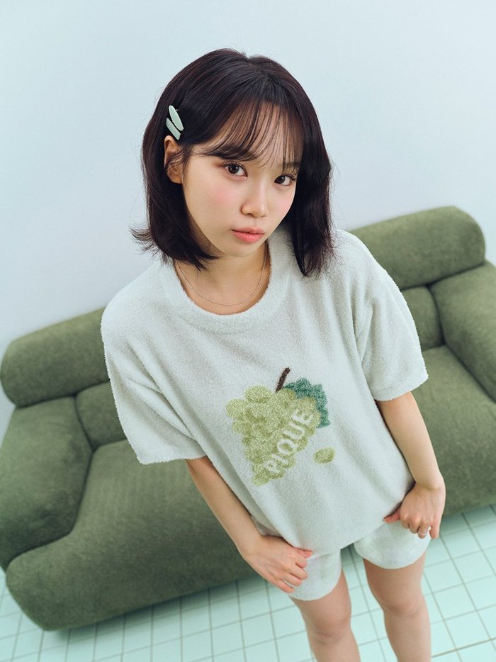【ジェラート ピケ/gelato pique】のフルーツジャガードプルオーバー インテリア・キッズ・メンズ・レディースファッション・服の通販 founy(ファニー) https://founy.com/ ファッション Fashion レディースファッション Ladies' Fashion Online トップス・カットソー Tops/Tshirt プルオーバー Pullover イエロー Yellow ピーチ Peach フロント Front 夏 Summer |ID: prp329100004550108 ipo3291000000032641325