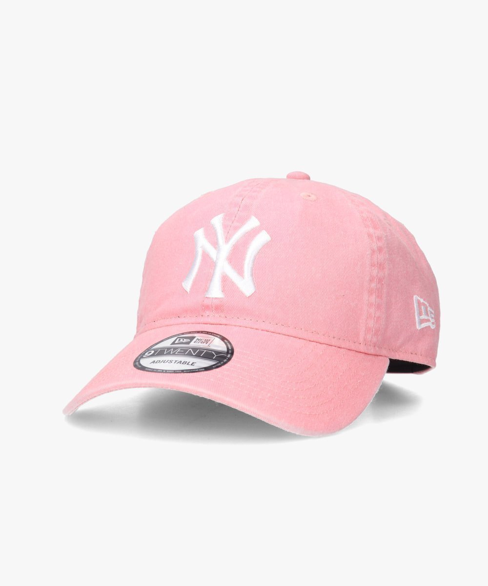 【オーバーライド/OVERRIDE】のNEW ERA 920 NYY インテリア・キッズ・メンズ・レディースファッション・服の通販 founy(ファニー) 　ファッション　Fashion　レディースファッション　Fashion for Women　ウォッシュ　Washed Finish　ヴィンテージ　Vintage Style　キャップ　Cap, Baseball Cap　ダメージ　Distressed, Destroyed　ニューヨーク　New York, NYC Style　フラット　Flat, Flat Shoes　フロント　Front, Front Design　ベーシック　Basic, Essential　別注　Limited Edition, Custom Order　ラップ　Wrap, Wrap Design　NYY WPINK|ID: prp329100004550116 ipo3291000000033558081