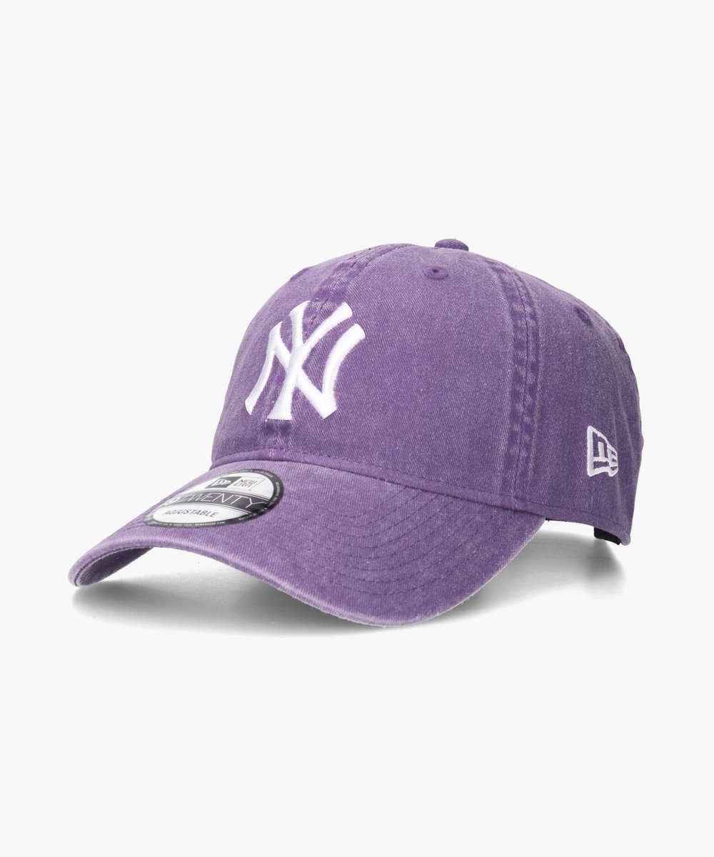 【オーバーライド/OVERRIDE】のNEW ERA 920 NYY インテリア・キッズ・メンズ・レディースファッション・服の通販 founy(ファニー) 　ファッション　Fashion　レディースファッション　Fashion for Women　ウォッシュ　Washed Finish　ヴィンテージ　Vintage Style　キャップ　Cap, Baseball Cap　ダメージ　Distressed, Destroyed　ニューヨーク　New York, NYC Style　フラット　Flat, Flat Shoes　フロント　Front, Front Design　ベーシック　Basic, Essential　別注　Limited Edition, Custom Order　ラップ　Wrap, Wrap Design　NYY PARPLE|ID: prp329100004550116 ipo3291000000033558087