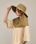 【サロン アダム エ ロペ/SALON adam et rope'】の【WEB限定】2WAYレイヤーハット 接触冷感・洗える・撥水・取り外し可能 ベージュ(27)|ID: prp329100004550122 ipo3291000000032566556