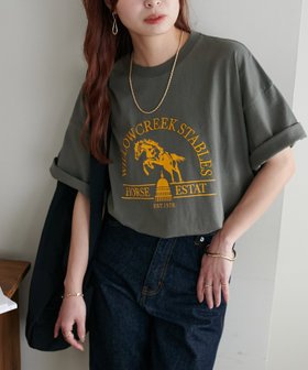 【ディスコート/Discoat】の【WEB限定】ロゴ刺繍モチーフプリントTシャツ《ユニセックス》 人気、トレンドファッション・服の通販 founy(ファニー) ファッション Fashion レディースファッション WOMEN トップス・カットソー Tops/Tshirt シャツ/ブラウス Shirts/Blouses ロング / Tシャツ T-Shirts アメリカン American クラシカル Classical シンプル Simple フロント Front プリント Print モチーフ Motif ラウンド Round ヴィンテージ Vintage |ID:prp329100004550165