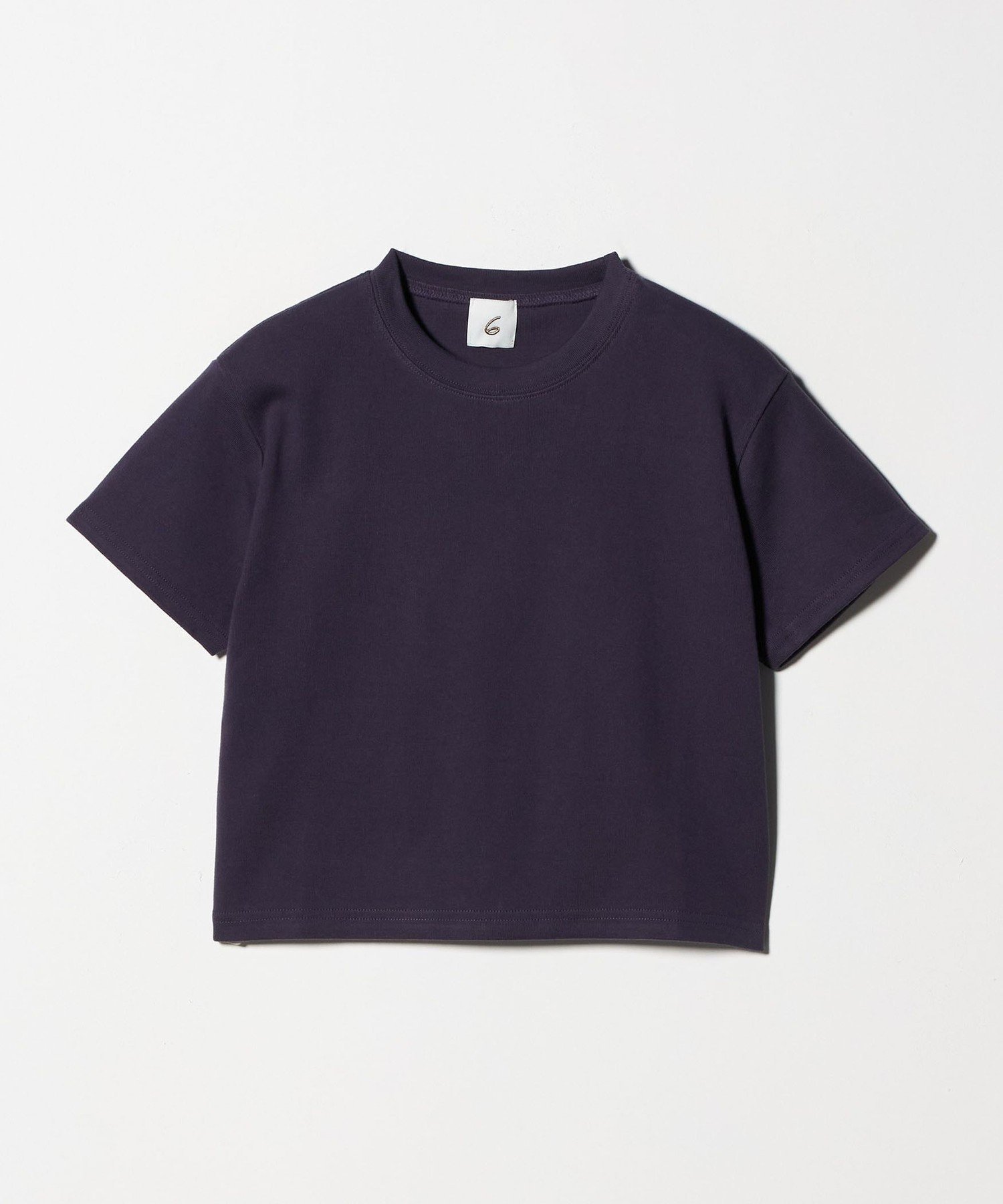 【ビューティ&ユース ユナイテッドアローズ/BEAUTY&YOUTH / UNITED ARROWS】の6(ROKU) コットン クロップド Tシャツ インテリア・キッズ・メンズ・レディースファッション・服の通販 founy(ファニー) 　ファッション　Fashion　レディースファッション　Fashion for Women　トップス・カットソー　Cut & Sew Tops　シャツ・ブラウス・オフィスカジュアル　Elegant Blouses & Button-Ups　ロングTシャツ・Tシャツ　Longline T-Shirts & Tees　クロップド　Cropped, Short Length　NAVY|ID: prp329100004550176 ipo3291000000033642117