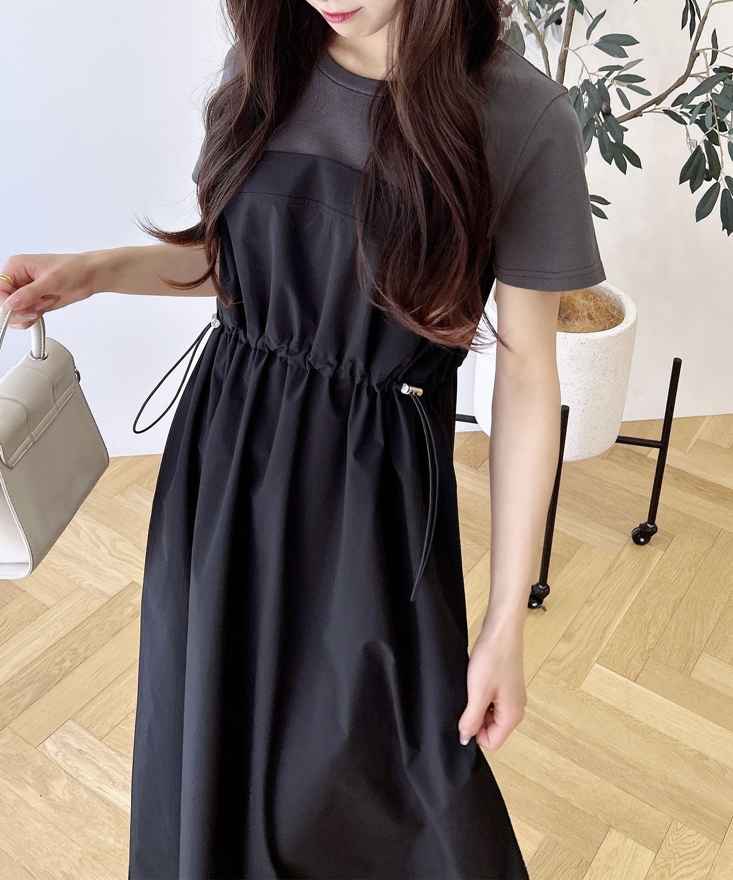 【イング/INGNI】の【WEB限定】ビスチェドッキングワンピース インテリア・キッズ・メンズ・レディースファッション・服の通販 founy(ファニー) 　ファッション　Fashion　レディースファッション　WOMEN　ワンピース　Dress　厚底　Platforms　キャップ　Cap　シンプル　Simple　スニーカー　Sneakers　スマホ　Smartphone　トレンド　Trend　ドッキング　Docking　ボーダー　Border　チャコールグレー/クロ|ID: prp329100004550180 ipo3291000000032304614