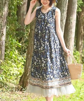 【アールピーエス/rps】のレーヨンプリントワンピース 人気、トレンドファッション・服の通販 founy(ファニー) ファッション Fashion レディースファッション Fashion for Women ワンピース Dresses おすすめ Recommended / Our Picks エスニック Ethnic Style ギャザー Gathered, Ruffled ダウン Down, Puffer プリント Print, Printed Pattern ミドル Middle Length, Mid Height リゾート Resort, Vacation Style リボン Ribbon, Bow ワンポイント One Point, Statement Accent 再入荷 Restock / Back in Stock 夏 Summer |ID:prp329100004550188