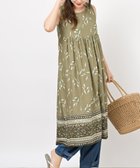 【アールピーエス/rps】のレーヨンプリントワンピース 人気、トレンドファッション・服の通販 founy(ファニー) ファッション Fashion レディースファッション Fashion for Women ワンピース Dresses おすすめ Recommended / Our Picks エスニック Ethnic Style ギャザー Gathered, Ruffled ダウン Down, Puffer プリント Print, Printed Pattern ミドル Middle Length, Mid Height リゾート Resort, Vacation Style リボン Ribbon, Bow ワンポイント One Point, Statement Accent 再入荷 Restock / Back in Stock 夏 Summer thumbnail ライトカーキ|ID: prp329100004550188 ipo3291000000033193051