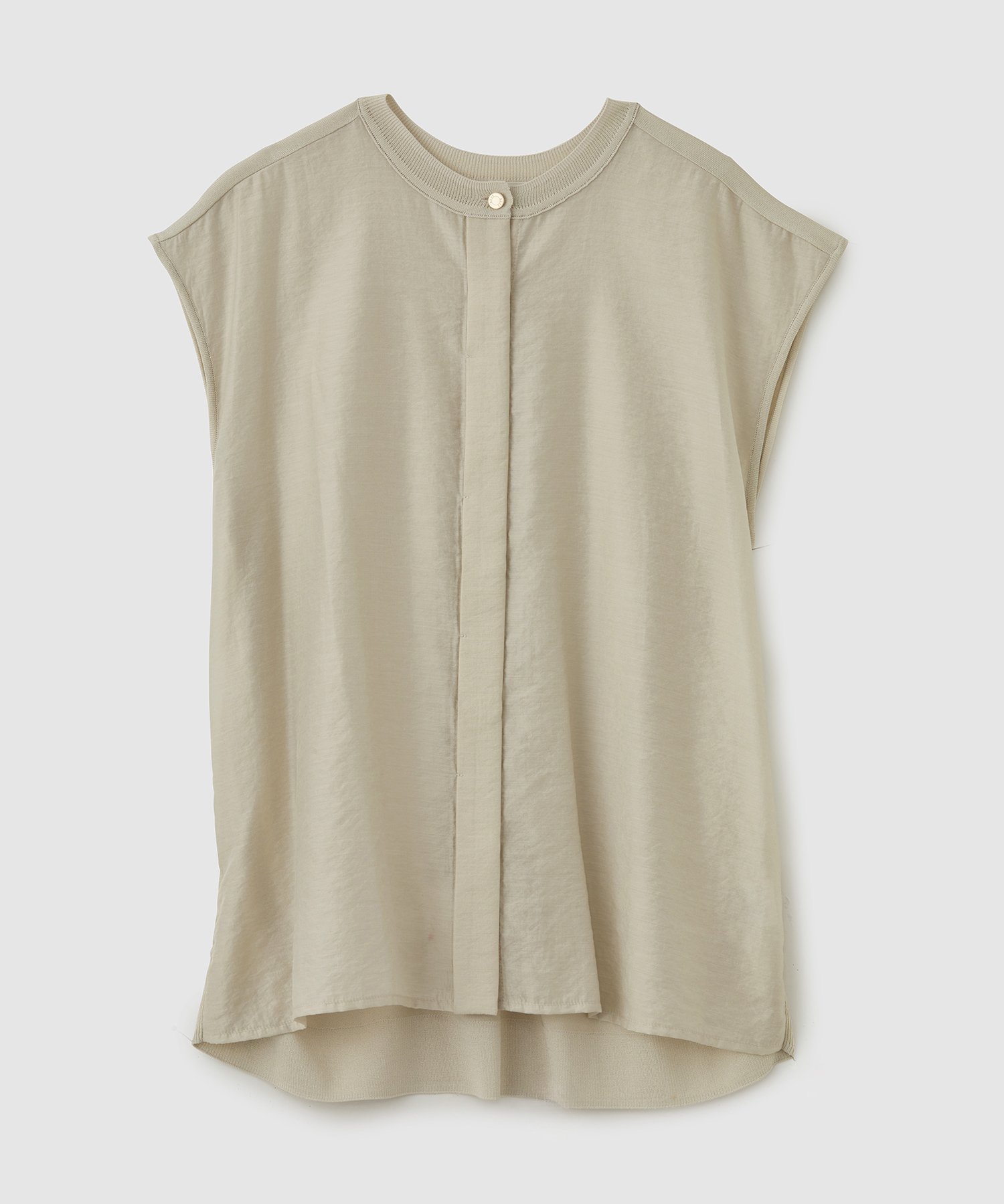 【ロペ/ROPE'】の布帛コンビフレンチスリーブ インテリア・キッズ・メンズ・レディースファッション・服の通販 founy(ファニー) 　ファッション　Fashion　レディースファッション　Ladies' Fashion Online　おすすめ　Recommend　インナー　Inner　キュプラ　Cupra　シルク　Silk　ジャケット　Jacket　デニム　Denim　ボトム　Bottom　ポケット　Pocket　エレガント 上品　Elegant　ベージュ(27)|ID: prp329100004550240 ipo3291000000032642699