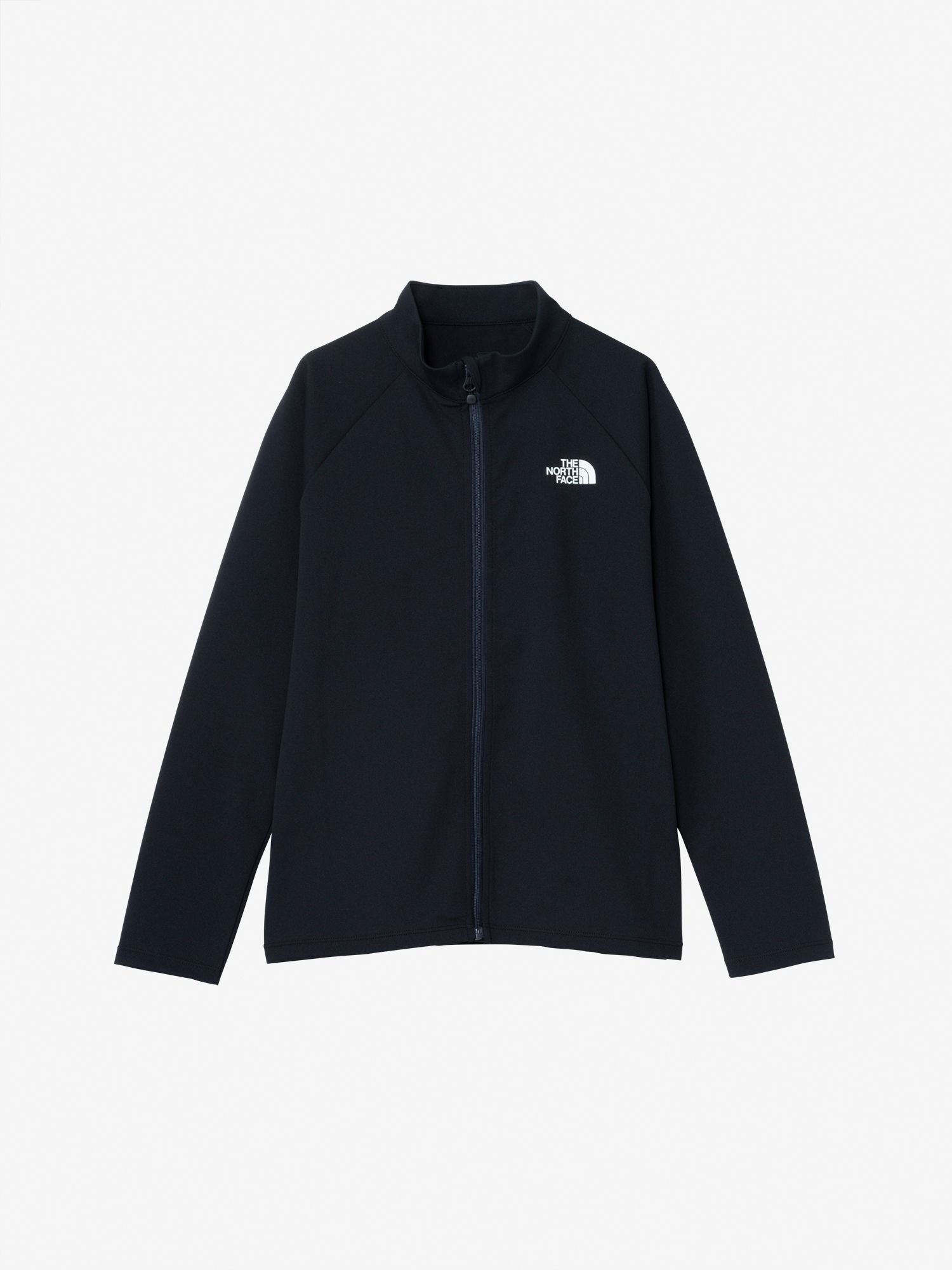 【ザ ノース フェイス/THE NORTH FACE / KIDS】のロングスリーブサンシェードフルジップジャケット(キッズ) インテリア・キッズ・メンズ・レディースファッション・服の通販 founy(ファニー) 　ファッション　Fashion　キッズファッション　KIDS　アウトドア　Outdoor　シンプル　Simple　ジャケット　Jacket　スタンド　Stand　ストレッチ　Stretch　軽量　Lightweight　鹿の子　Pique　ブラック|ID: prp329100004550264 ipo3291000000032303916