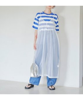 【コーエン/COEN】のシアーキャミワンピース 人気、トレンドファッション・服の通販 founy(ファニー) ファッション Fashion レディースファッション WOMEN ワンピース Dress キャミワンピース No Sleeve Dresses キャミワンピース Cami Dress シアー Sheer シンプル Simple デニム Denim ドレープ Drape |ID:prp329100004550287