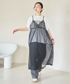 【コーエン/COEN】のシアーキャミワンピース 人気、トレンドファッション・服の通販 founy(ファニー) ファッション Fashion レディースファッション WOMEN ワンピース Dress キャミワンピース No Sleeve Dresses キャミワンピース Cami Dress シアー Sheer シンプル Simple デニム Denim ドレープ Drape thumbnail BLACK|ID: prp329100004550287 ipo3291000000032262071