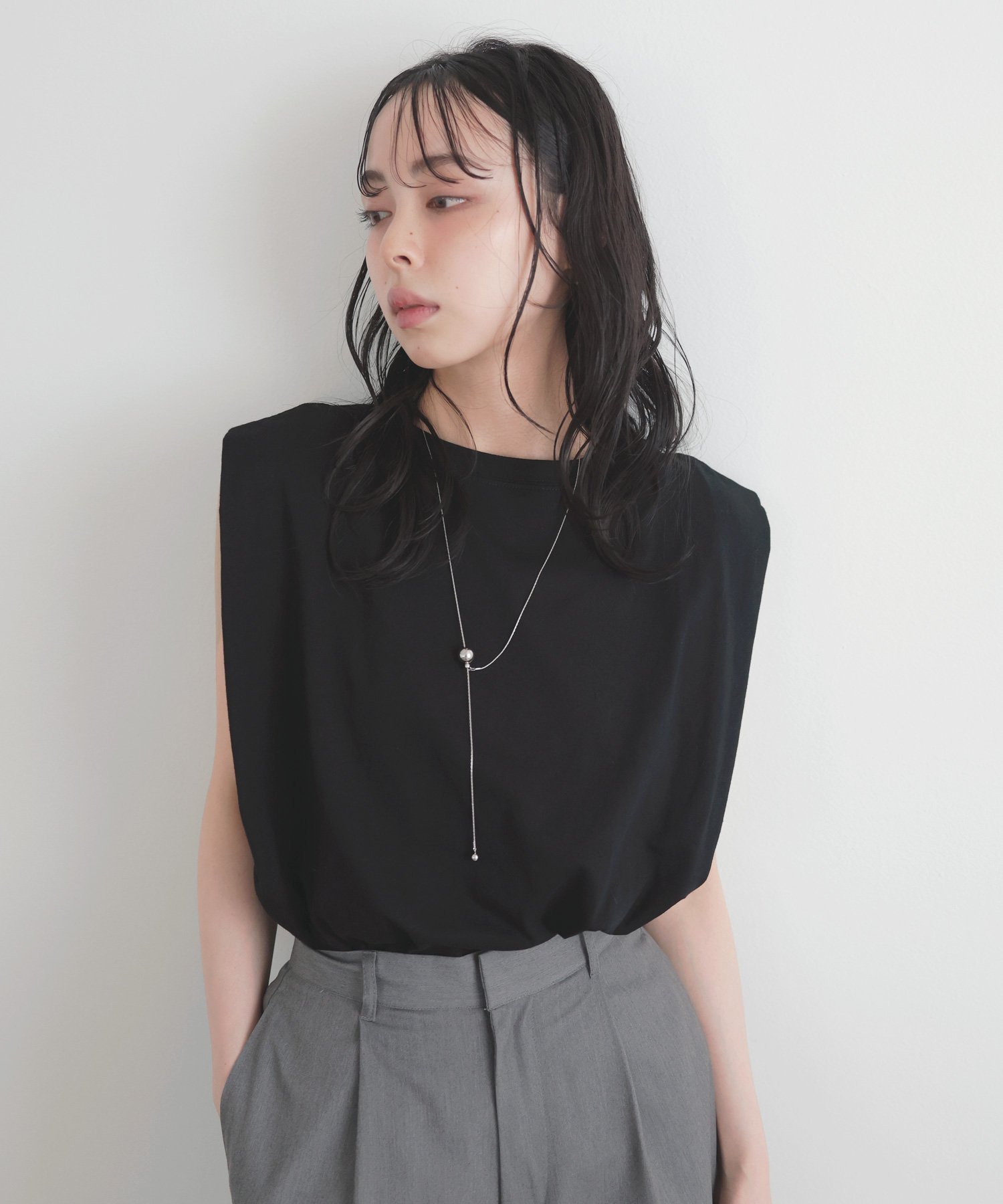 【リアン/Lian】のショルダータックトップス インテリア・キッズ・メンズ・レディースファッション・服の通販 founy(ファニー) 　ファッション　Fashion　レディースファッション　Ladies' Fashion Online　トップス・カットソー　Tops/Tshirt　ショルダー　Shoulder　ブラック|ID: prp329100004550299 ipo3291000000032606708
