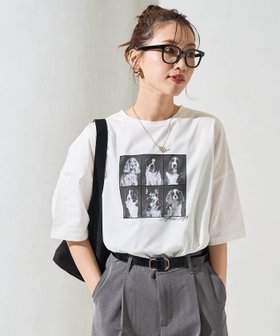 【フリークスストア/FREAK'S STORE】 フォト 6 DOG プリント BIG 半袖 Tシャツ【限定展開】 25SS人気、トレンドファッション・服の通販 founy(ファニー) ファッション Fashion レディースファッション Fashion for Women トップス・カットソー Cut & Sew Tops シャツ・ブラウス・オフィスカジュアル Elegant Blouses & Button-Ups ロングTシャツ・Tシャツ Longline T-Shirts & Tees 2025年 2025 2025春夏・S/S Spring/Summer 2025 SS25 おすすめ Recommended / Our Picks クラシカル Classical, Vintage-Inspired シンプル Simple, Minimal スタイリッシュ Stylish, Fashionable スラックス Slacks, Dress Pants プリント Print, Printed Pattern モノトーン Monotone, Black and White 半袖 Short Sleeve, Half Sleeve 夏 Summer S/S・春夏 SS, Spring/Summer, Warm Season 犬 Dog |ID:prp329100004550315