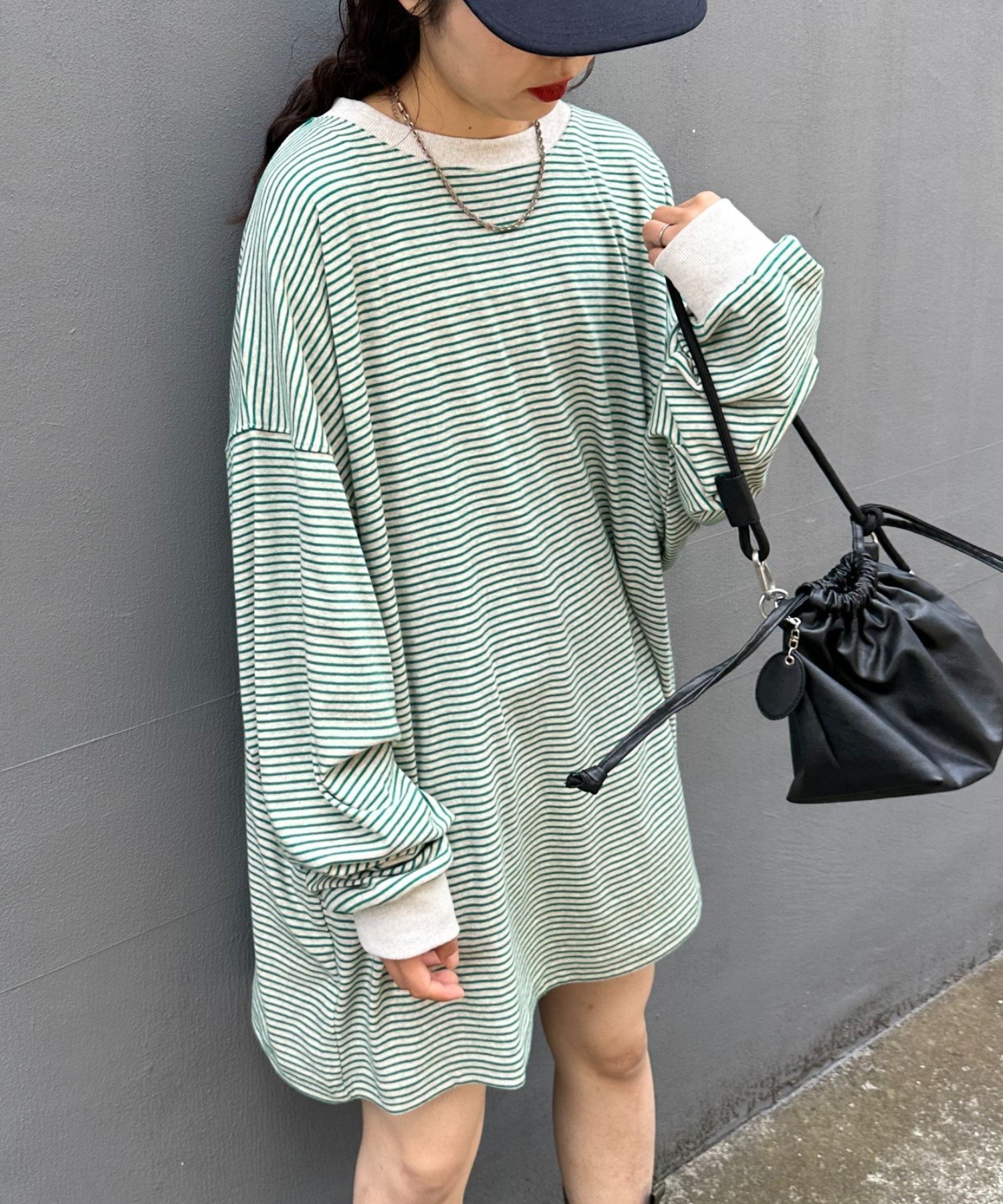 【チャオパニックティピー/CIAOPANIC TYPY】の【洗ってもよれにくい】ユニセックスオーバーサイズスウェtee インテリア・キッズ・メンズ・レディースファッション・服の通販 founy(ファニー) ファッション Fashion レディースファッション Fashion for Women インナー Innerwear ジャケット Jacket, Outerwear スウェット / スエット Sweatshirt, Sweatwear ボーダー Border, Stripe メンズ Men's, Menswear 再入荷 Restock / Back in Stock おすすめ Recommended / Our Picks グリーンその他1|ID: prp329100004550335 ipo3291000000034456140