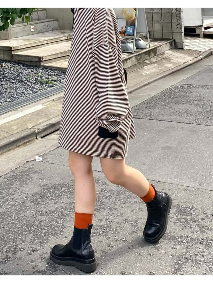 【チャオパニックティピー/CIAOPANIC TYPY】の【洗ってもよれにくい】ユニセックスオーバーサイズスウェtee インテリア・キッズ・メンズ・レディースファッション・服の通販 founy(ファニー) https://founy.com/ ファッション Fashion レディースファッション Fashion for Women インナー Innerwear ジャケット Jacket, Outerwear スウェット / スエット Sweatshirt, Sweatwear ボーダー Border, Stripe メンズ Men's, Menswear 再入荷 Restock / Back in Stock おすすめ Recommended / Our Picks |ID: prp329100004550335 ipo3291000000034558090