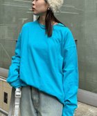 【チャオパニックティピー/CIAOPANIC TYPY】の【洗ってもよれにくい】ユニセックスオーバーサイズスウェtee スカイブルー|ID: prp329100004550335 ipo3291000000034558097