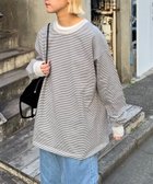 【チャオパニックティピー/CIAOPANIC TYPY】の【洗ってもよれにくい】ユニセックスオーバーサイズスウェtee ライトグレー|ID: prp329100004550335 ipo3291000000034558119