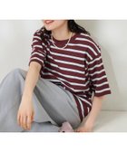 【フリークスストア/FREAK'S STORE】のボーダービッグTシャツ 25SS ダークブラウン|ID: prp329100004550363 ipo3291000000032371940