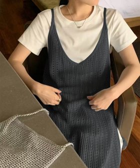 【アイモハ/aimoha】のaimoha -select-/透かし編みキャミソールニットワンピース 人気、トレンドファッション・服の通販 founy(ファニー) ファッション Fashion レディースファッション Fashion for Women ワンピース Dresses ニットワンピース Knit Dresses おすすめ Recommended / Our Picks インナー Innerwear キャミワンピース Cami Dress, Slip Dress ビーチ Beach, Seaside フォルム Silhouette, Form ラップ Wrap, Wrap Design リゾート Resort, Vacation Style 夏 Summer 水着 Swimsuit, Swimwear 透かし Cut-Out, Lacework |ID:prp329100004550379