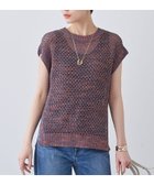 【インディヴィ/INDIVI】の【ファンシー素材】透かし柄ニットベスト 人気、トレンドファッション・服の通販 founy(ファニー) ファッション Fashion レディースファッション WOMEN アウター Coat Outerwear トップス・カットソー Tops/Tshirt ニット Knit Tops ベスト/ジレ Gilets/Vests イタリア Italy インナー Inner コレクション Collection スリット Slit 透かし Watermark ノースリーブ No Sleeve バランス Balance ベスト Vest おすすめ Recommend 夏 Summer 2025年 2025 2025春夏・S/S Ss,Spring/Summer,2025 thumbnail オレンジ|ID: prp329100004550384 ipo3291000000032159187