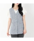 【ストロベリーフィールズ/STRAWBERRY FIELDS】のサマーツイードジレ 人気、トレンドファッション・服の通販 founy(ファニー) ファッション Fashion レディースファッション WOMEN アウター Coat Outerwear トップス・カットソー Tops/Tshirt ベスト/ジレ Gilets/Vests thumbnail ブルー|ID: prp329100004550441 ipo3291000000032159569