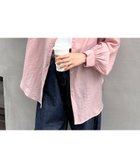 【チャオパニックティピー/CIAOPANIC TYPY】の【累計販売数1万枚突破】シアーバンドカラーシャツ ピンク|ID: prp329100004550447 ipo3291000000032611656