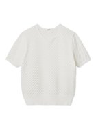 【ミラオーウェン/Mila Owen】の【セットアップ対応】クロシェアンサンブル半袖ニットトップス WHT[001]|ID: prp329100004550464 ipo3291000000032159783