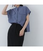 【ナチュラル ビューティー ベーシック/NATURAL BEAUTY BASIC】のドライタッチダブルポケットブラウス 人気、トレンドファッション・服の通販 founy(ファニー) ファッション Fashion レディースファッション Ladies' Fashion Online トップス・カットソー Tops/Tshirt シャツ/ブラウス Shirts/Blouses おすすめ Recommend スリーブ Sleeve ダブル Double フレンチ French ポケット Pocket メランジ Melange ビジネス 仕事 通勤 Business thumbnail ブルー|ID: prp329100004550477 ipo3291000000032674314