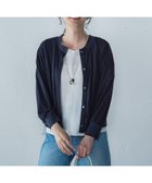 【ロートレ アモン/LAUTRE AMONT】の【WEB限定】ひやさらシワレスライトカーディガン≪洗濯機で洗える≫ ネイビー|ID: prp329100004550527 ipo3291000000032674455