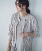 【ロートレ アモン/LAUTRE AMONT】の【WEB限定】ひやさらシワレスライトカーディガン≪洗濯機で洗える≫ ベージュ|ID: prp329100004550527 ipo3291000000032674458