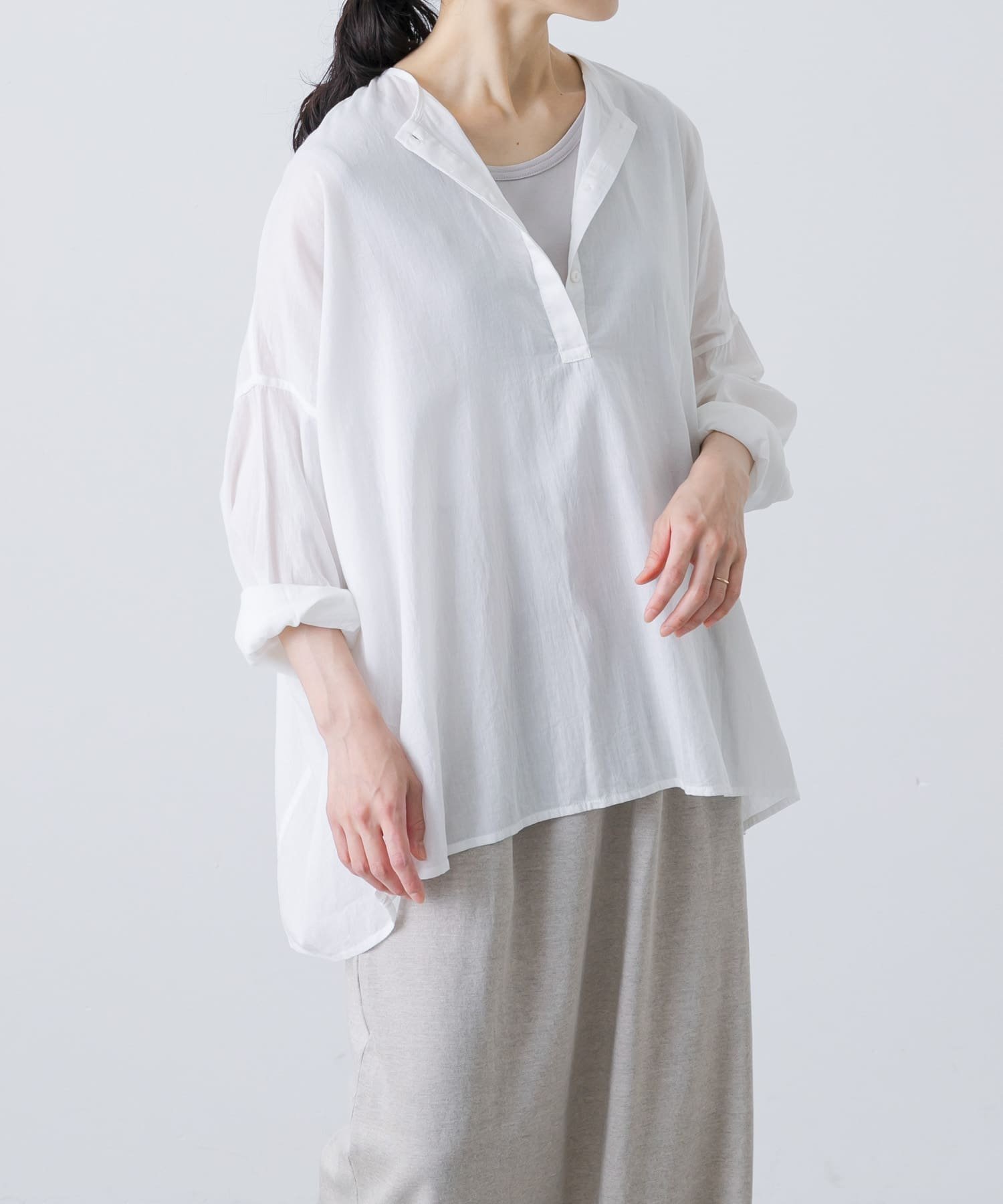 【かぐれ/kagure / URBAN RESEARCH】のボイルワイドプルオーバー 人気、トレンドファッション・服の通販 founy(ファニー) 　ファッション　Fashion　レディースファッション　Fashion for Women　トップス・カットソー　Cut & Sew Tops　カジュアルプルオーバー・ニットトップス　Pullovers & Knit Tops / Casual Pullovers　2025年　2025　2025春夏・S/S　Spring/Summer 2025 SS25　コンパクト　Compact, Small Size　シアー　Sheer, See-Through　チュニック　Tunic, Long Top　エレガント 上品　Elegant　夏　Summer　S/S・春夏　SS, Spring/Summer, Warm Season　長袖　Long Sleeve, Full Sleeve　 other-1|ID: prp329100004550531 ipo3291000000033605562