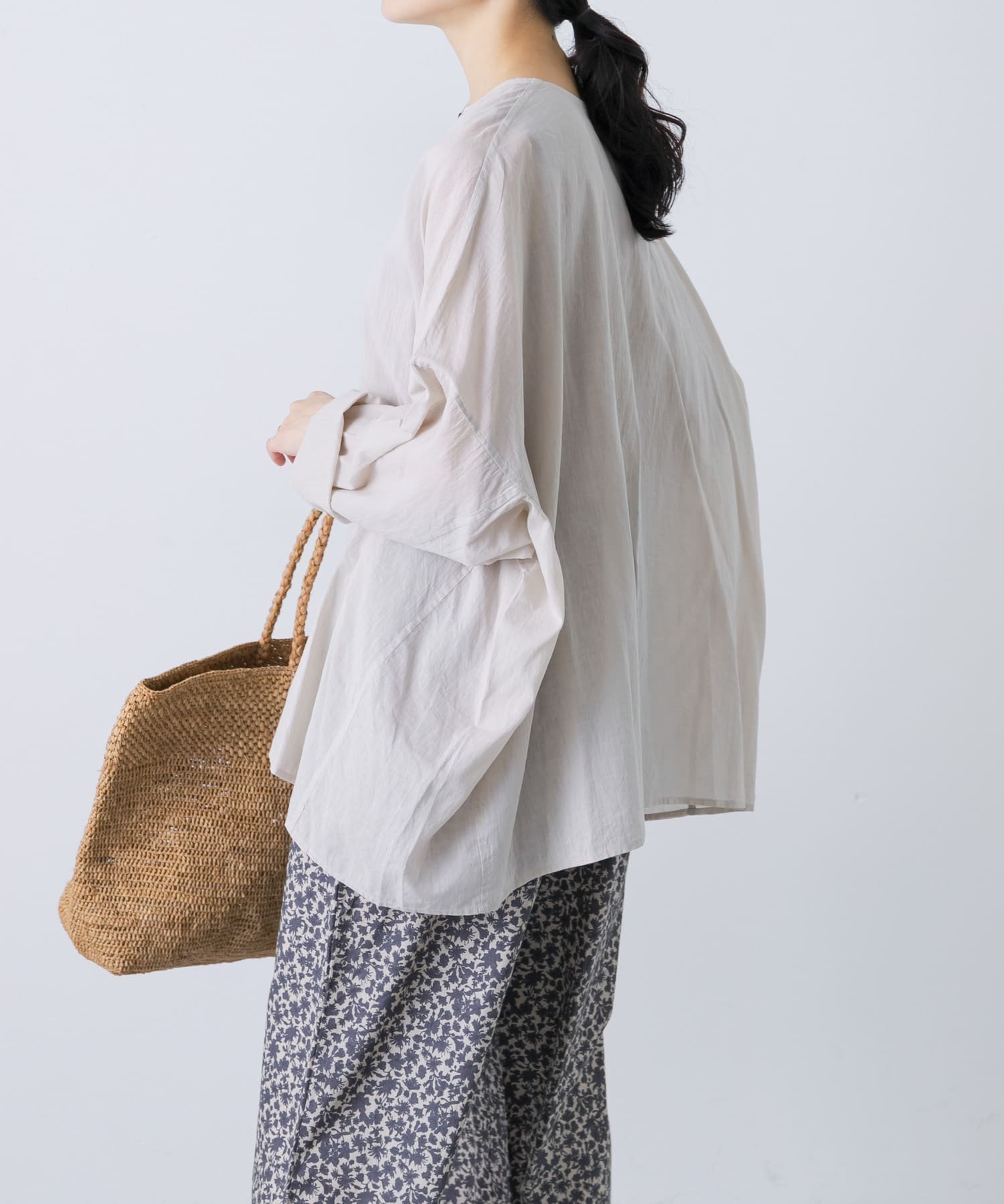 【かぐれ/kagure / URBAN RESEARCH】のボイルワイドプルオーバー インテリア・キッズ・メンズ・レディースファッション・服の通販 founy(ファニー) 　ファッション　Fashion　レディースファッション　Fashion for Women　トップス・カットソー　Cut & Sew Tops　カジュアルプルオーバー・ニットトップス　Pullovers & Knit Tops / Casual Pullovers　2025年　2025　2025春夏・S/S　Spring/Summer 2025 SS25　コンパクト　Compact, Small Size　シアー　Sheer, See-Through　チュニック　Tunic, Long Top　エレガント 上品　Elegant　夏　Summer　S/S・春夏　SS, Spring/Summer, Warm Season　長袖　Long Sleeve, Full Sleeve　GREGE|ID: prp329100004550531 ipo3291000000033605564