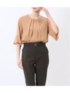 【タカキュー/TAKA-Q】のネックレス付き 7分袖プルオーバーブラウス 人気、トレンドファッション・服の通販 founy(ファニー) ファッション Fashion レディースファッション WOMEN トップス・カットソー Tops/Tshirt シャツ/ブラウス Shirts/Blouses プルオーバー Pullover ジュエリー Jewelry ネックレス Necklaces インナー Inner ジャケット Jacket ジョーゼット Georgette ストライプ Stripe スリーブ Sleeve スーツ Suit ネックレス Necklace バランス Balance フィット Fit フレア Flare ベーシック Basic ボトム Bottom 無地 Plain Color おすすめ Recommend 夏 Summer エレガント 上品 Elegant thumbnail 34キャメル|ID: prp329100004550541 ipo3291000000032160420