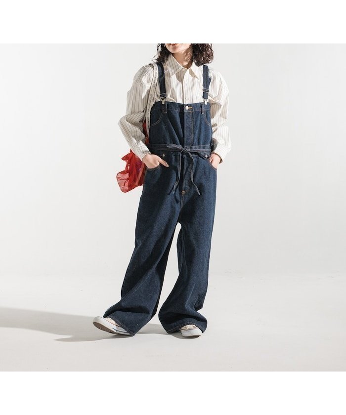 【フリークスストア/FREAK'S STORE】の別注 Double Waist Suspender Salopette 25SS インテリア・キッズ・メンズ・レディースファッション・服の通販 founy(ファニー) 　ファッション　Fashion　レディースファッション　WOMEN　ワンピース　Dress　サロペット　Salopette　2025年　2025　2025春夏・S/S　Ss,Spring/Summer,2025　スペシャル　Special　デニム　Denim　ビッグ　Big　ポケット　Pocket　ラップ　Wrap　リアル　Real　リメイク　Remake　別注　Special Order　夏　Summer　S/S・春夏　Ss・Spring/Summer　ネイビー|ID: prp329100004550548 ipo3291000000032160512