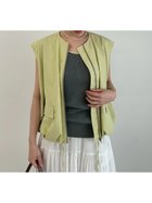 【ミラオーウェン/Mila Owen】のドロストユーティリティベスト 人気、トレンドファッション・服の通販 founy(ファニー) ファッション Fashion レディースファッション WOMEN アウター Coat Outerwear トップス・カットソー Tops/Tshirt ベスト/ジレ Gilets/Vests アウトドア Outdoor スタイリッシュ Stylish ダウン Down トレンド Trend バルーン Balloon フェミニン Feminine フロント Front ベスト Vest メタル Metal ロング Long エレガント 上品 Elegant thumbnail LIME[022]|ID: prp329100004550569 ipo3291000000032485480
