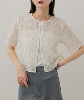 【センスオブプレイス/SENSE OF PLACE by URBAN RESEARCH】のフロントホックシャーリングブラウス 人気、トレンドファッション・服の通販 founy(ファニー) ファッション Fashion レディースファッション Ladies' Fashion Online トップス・カットソー Tops/Tshirt シャツ/ブラウス Shirts/Blouses 2025年 2025 2025春夏・S/S Ss,Spring/Summer,2025 おすすめ Recommend キャミ Cami クロップド Cropped ダウン Down デニム Denim トレンド Trend ノースリーブ No Sleeve フロント Front 夏 Summer S/S・春夏 Ss・Spring/Summer |ID:prp329100004550628