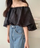 【ジュノア/JUNOAH】のシアーボリュームオフショルブラウス 人気、トレンドファッション・服の通販 founy(ファニー) ファッション Fashion レディースファッション Fashion for Women トップス・カットソー Cut & Sew Tops シャツ・ブラウス・オフィスカジュアル Elegant Blouses & Button-Ups thumbnail ブラック|ID: prp329100004550697 ipo3291000000032714799