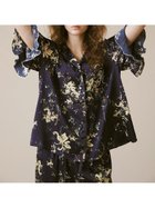 【スナイデル ホーム/SNIDEL HOME】の【Luxshine】【接触冷感】プリント開襟シャツ 人気、トレンドファッション・服の通販 founy(ファニー) ファッション Fashion レディースファッション Ladies' Fashion Online トップス・カットソー Tops/Tshirt シャツ/ブラウス Shirts/Blouses おすすめ Recommend ドレープ Drape パイピング Piping フラワー Flower フリル Frills プリント Print リュクス Luxe ロング Long エレガント 上品 Elegant 吸水 Water Absorption thumbnail NVY[089]|ID: prp329100004550710 ipo3291000000032692159