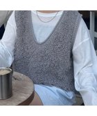 【チャオパニックティピー/CIAOPANIC TYPY】のループフリンジクロップド丈ベスト 人気、トレンドファッション・服の通販 founy(ファニー) ファッション Fashion レディースファッション WOMEN アウター Coat Outerwear トップス・カットソー Tops/Tshirt ベスト/ジレ Gilets/Vests インナー Inner キャミソール Camisole クロップド Cropped タンク Tank ベスト Vest おすすめ Recommend thumbnail グレー|ID: prp329100004550728 ipo3291000000032375484