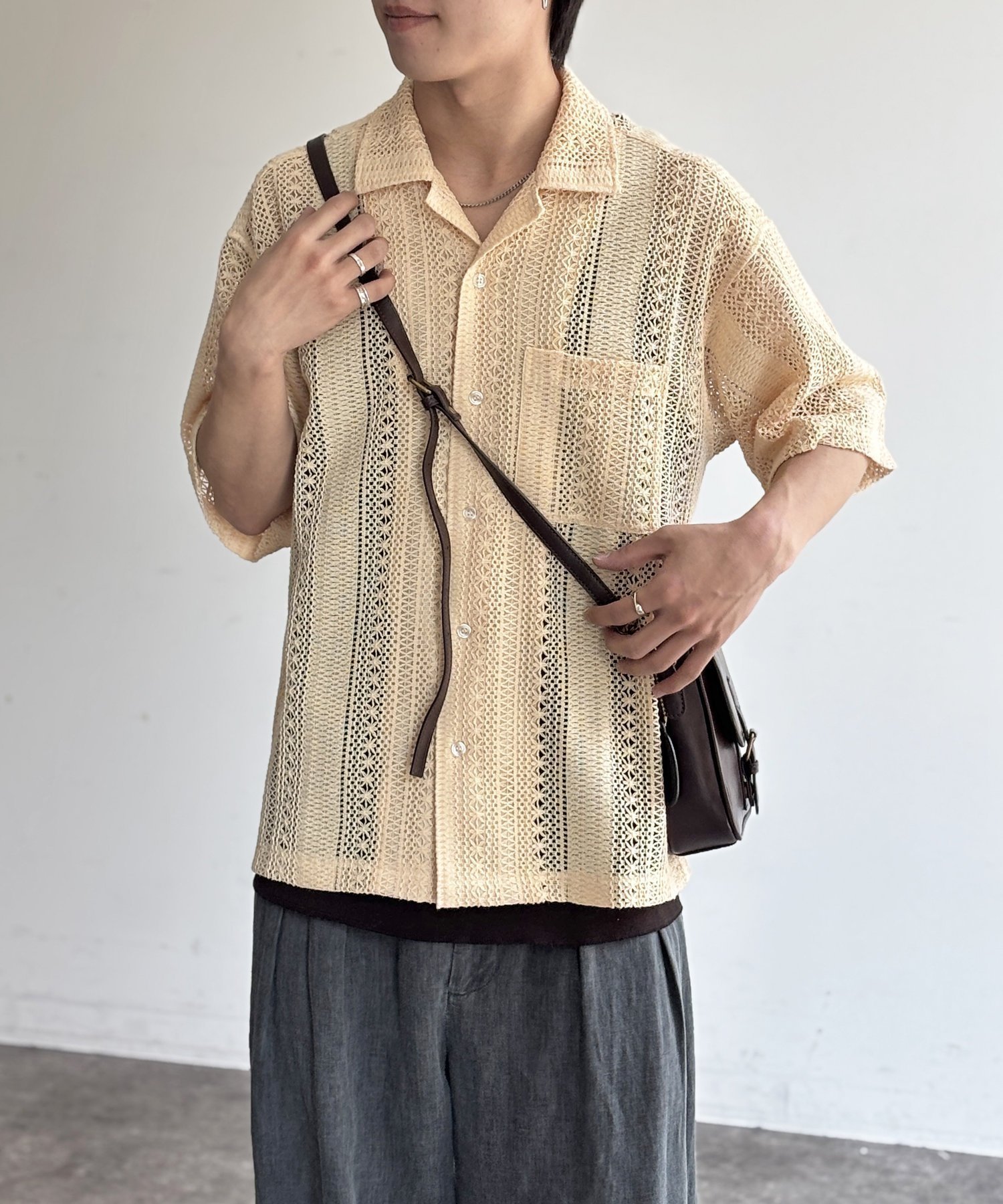 【シーピーシーエム/CPCM】のピグメントレースシャツ インテリア・キッズ・メンズ・レディースファッション・服の通販 founy(ファニー) 　ファッション　Fashion　レディースファッション　WOMEN　トップス・カットソー　Tops/Tshirt　シャツ/ブラウス　Shirts/Blouses　キャミソール　Camisole　タンク　Tank　レース　Race　ヴィンテージ　Vintage　エレガント 上品　Elegant　人気　Popularity　アイボリー|ID: prp329100004550734 ipo3291000000032294518