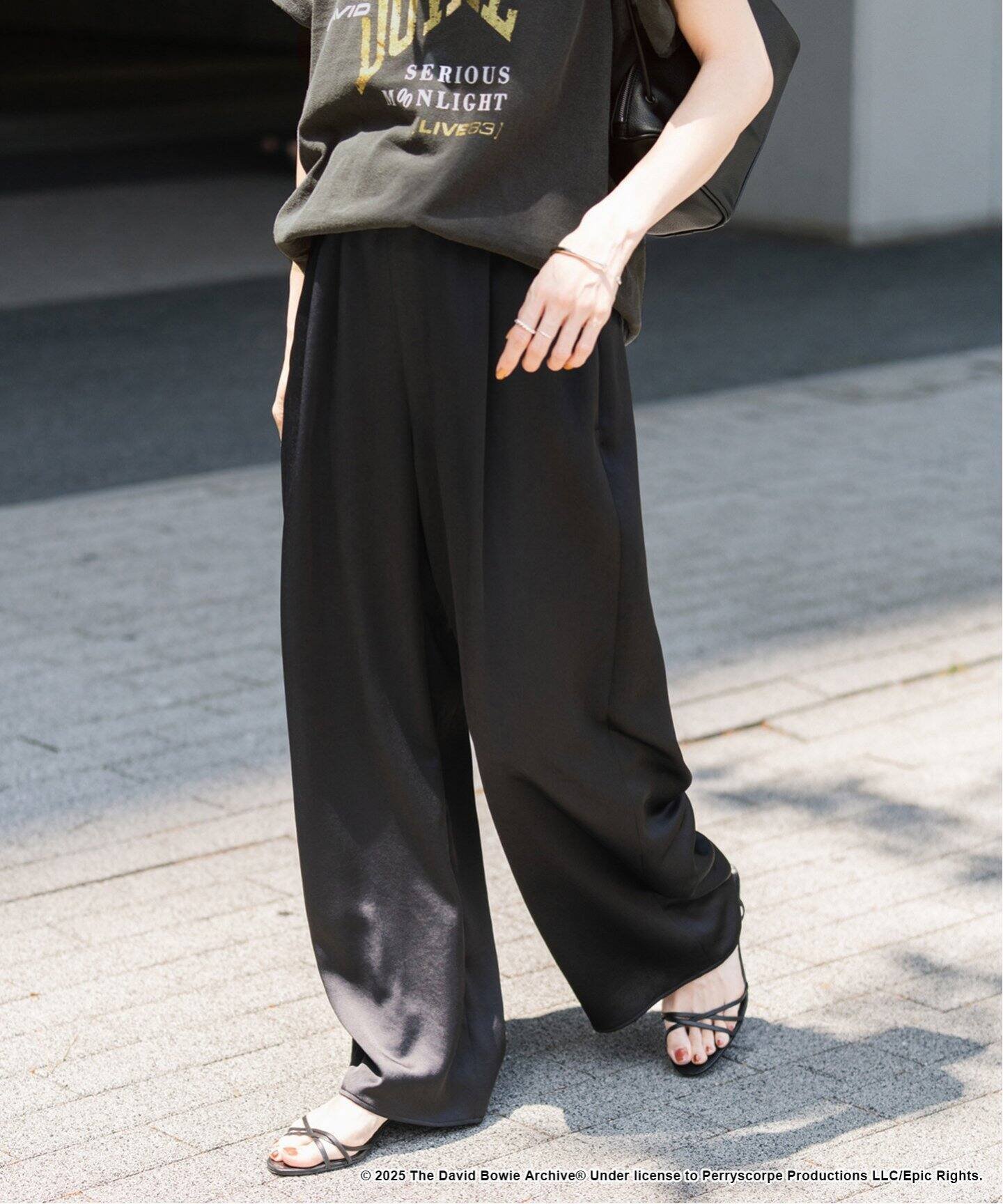 【フレームワーク/FRAMeWORK】のヴィンテージライクサテンイージーパンツ インテリア・キッズ・メンズ・レディースファッション・服の通販 founy(ファニー) 　ファッション　Fashion　レディースファッション　Fashion for Women　パンツ　Pants & Trousers　サテン　Satin, Glossy Fabric　シンプル　Simple, Minimal　タンブラー　Tumbler, Travel Mug　ヴィンテージ　Vintage Style　エレガント 上品　Elegant　ブラック|ID: prp329100004550787 ipo3291000000032976032
