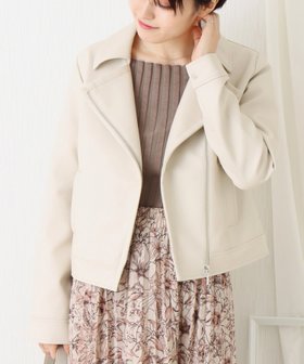 【リベルモア/libelle more】のエコレザーライダースジャケット 人気、トレンドファッション・服の通販 founy(ファニー) ファッション Fashion レディースファッション Fashion for Women アウター Coat / Outerwear Collection レディースジャケット・軽アウター Jackets ライダースジャケット / レザースタイル Riders Jackets & Biker Style なめらか Smooth, Silky Texture コンパクト Compact, Small Size バランス Balance, Style Balance ポケット Pocket, Pocket Detail ライダース Riders ライダースジャケット Riders, Biker Jacket 定番 Standard, Basic Item |ID:prp329100004550797