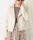 【リベルモア/libelle more】のエコレザーライダースジャケット 人気、トレンドファッション・服の通販 founy(ファニー) ファッション Fashion レディースファッション Fashion for Women アウター Coat / Outerwear Collection レディースジャケット・軽アウター Jackets ライダースジャケット / レザースタイル Riders Jackets & Biker Style なめらか Smooth, Silky Texture コンパクト Compact, Small Size バランス Balance, Style Balance ポケット Pocket, Pocket Detail ライダース Riders ライダースジャケット Riders, Biker Jacket 定番 Standard, Basic Item thumbnail アイボリー|ID: prp329100004550797 ipo3291000000033567566