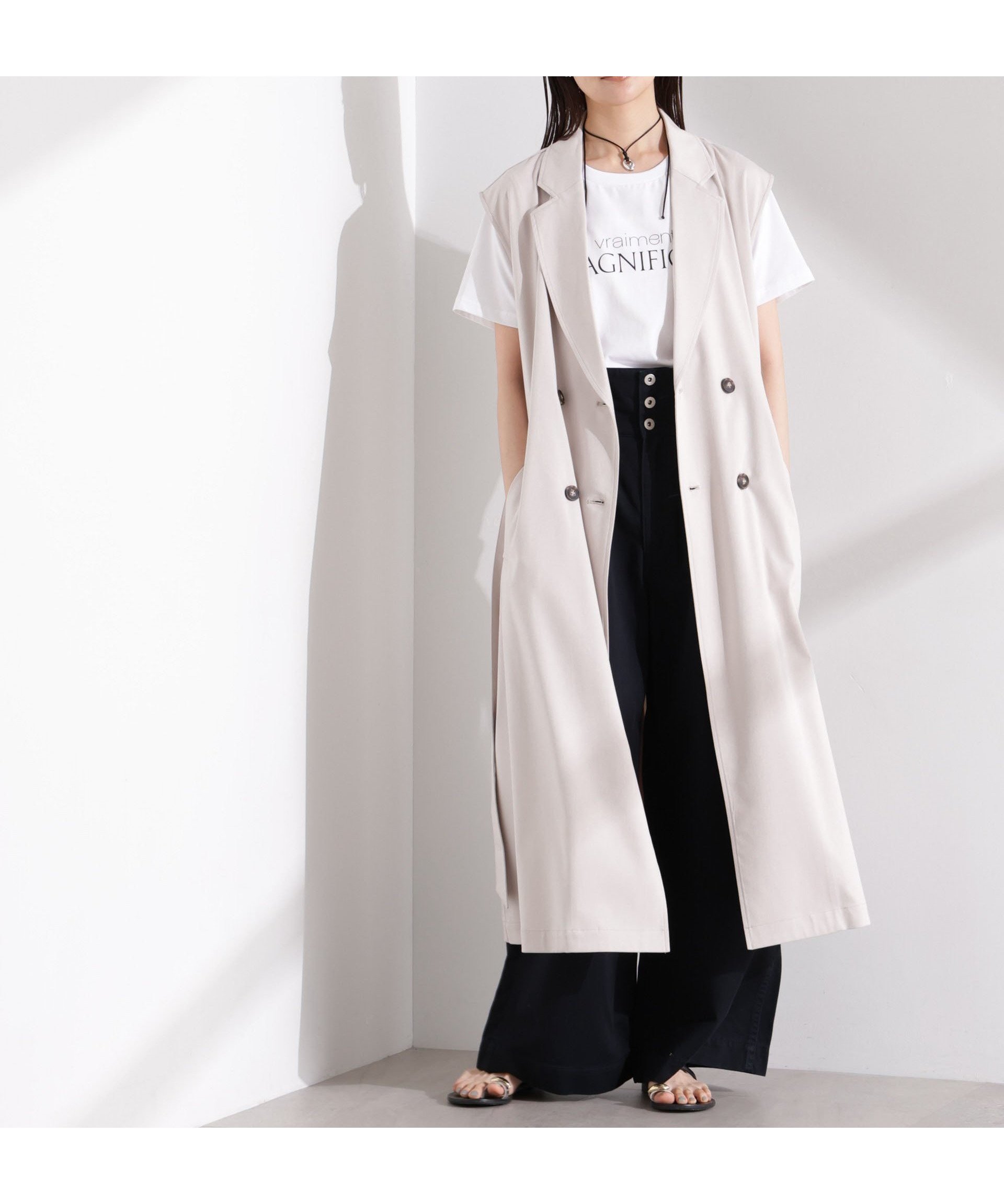 【ナノ ユニバース/nano universe】のダブルボタンロングジレ 人気、トレンドファッション・服の通販 founy(ファニー) 　ファッション　Fashion　レディースファッション　Fashion for Women　アウター　Coat / Outerwear Collection　トップス・カットソー　Cut & Sew Tops　ベスト&ジレ / 重ね着スタイル　Vests & Gilets　インナー　Innerwear　ウォッシャブル　Machine Washable　春　Spring　ボトム　Bottoms, Lower Wear　マニッシュ　Mannish, Boyish　リボン　Ribbon, Bow　リラックス　Relax, Relaxed Fit　ロング　Long, Long-Length　夏　Summer　ビジネス 仕事 通勤　Business / Work / Commuting　2025年　2025　2025春夏・S/S　Spring/Summer 2025 SS25　 other-1|ID: prp329100004550801 ipo3291000000032713614