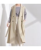【ナノ ユニバース/nano universe】のダブルボタンロングジレ ベージュ|ID: prp329100004550801 ipo3291000000032713619