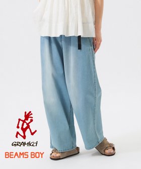 【ビームス ウイメン/BEAMS】の【別注】GRAMICCI / ワイド デニム 25SS デニムパンツ ワイドパンツ アウトドア 人気、トレンドファッション・服の通販 founy(ファニー) ファッション Fashion レディースファッション WOMEN パンツ Pants デニムパンツ Denim Pants 2025年 2025 2025春夏・S/S Ss,Spring/Summer,2025 アウトドア Outdoor サンダル Sandals スウェット Sweat デニム Denim フリル Frills プリーツ Pleats リネン Linen ワイド Wide 別注 Special Order |ID:prp329100004550803