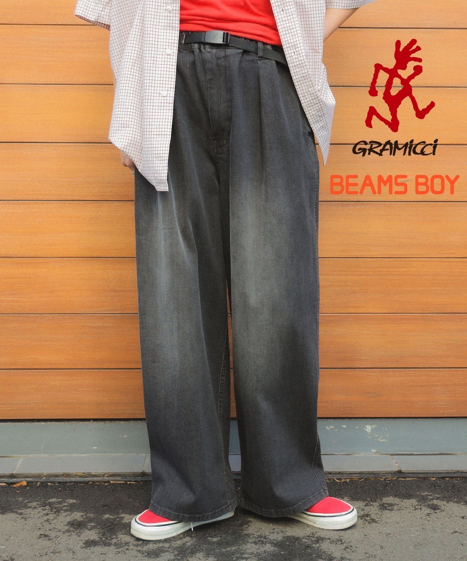 【ビームス ウイメン/BEAMS】の【別注】GRAMICCI / ワイド デニム 25SS デニムパンツ ワイドパンツ アウトドア インテリア・キッズ・メンズ・レディースファッション・服の通販 founy(ファニー) 　ファッション　Fashion　レディースファッション　WOMEN　パンツ　Pants　デニムパンツ　Denim Pants　2025年　2025　2025春夏・S/S　Ss,Spring/Summer,2025　アウトドア　Outdoor　サンダル　Sandals　スウェット　Sweat　デニム　Denim　フリル　Frills　プリーツ　Pleats　リネン　Linen　ワイド　Wide　別注　Special Order　USED_BLACK|ID: prp329100004550803 ipo3291000000032250597
